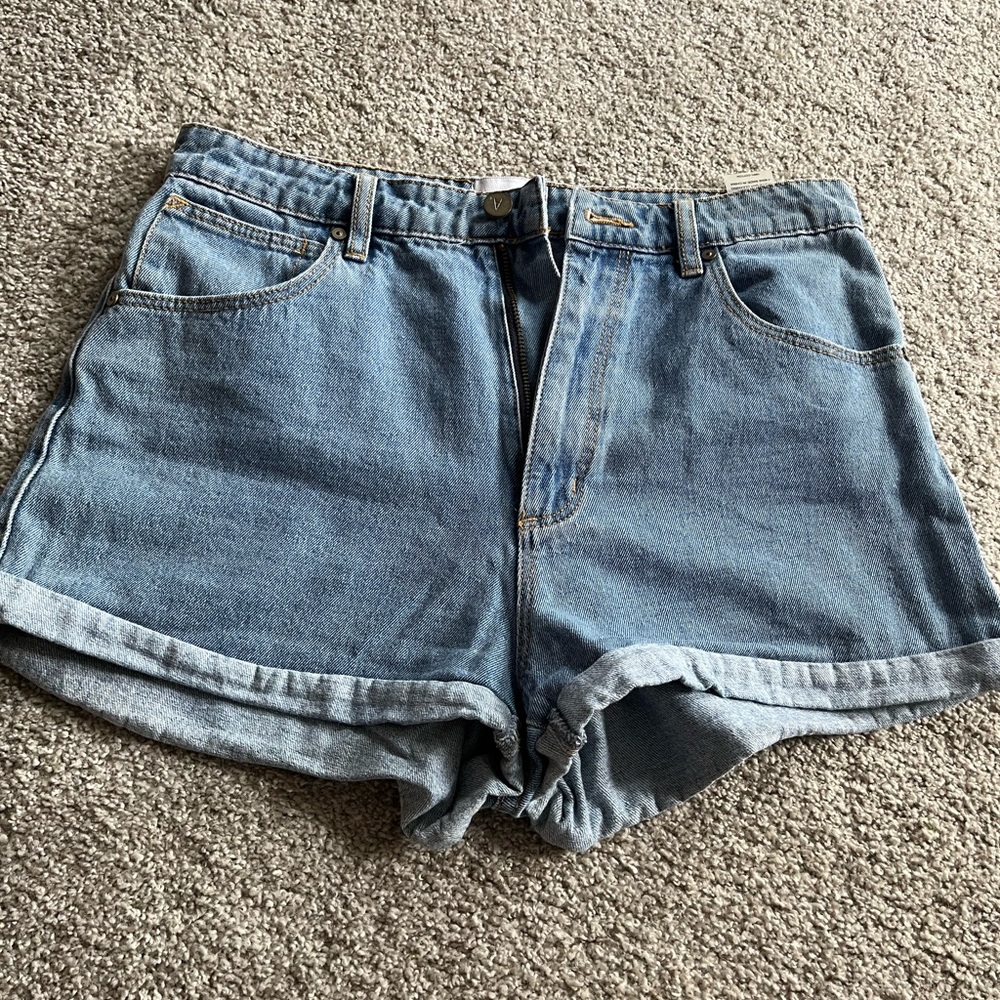 Abrand Women’s Denim mom shorts